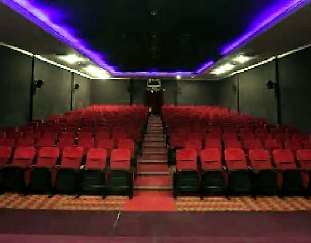Free movie in a cinema hall